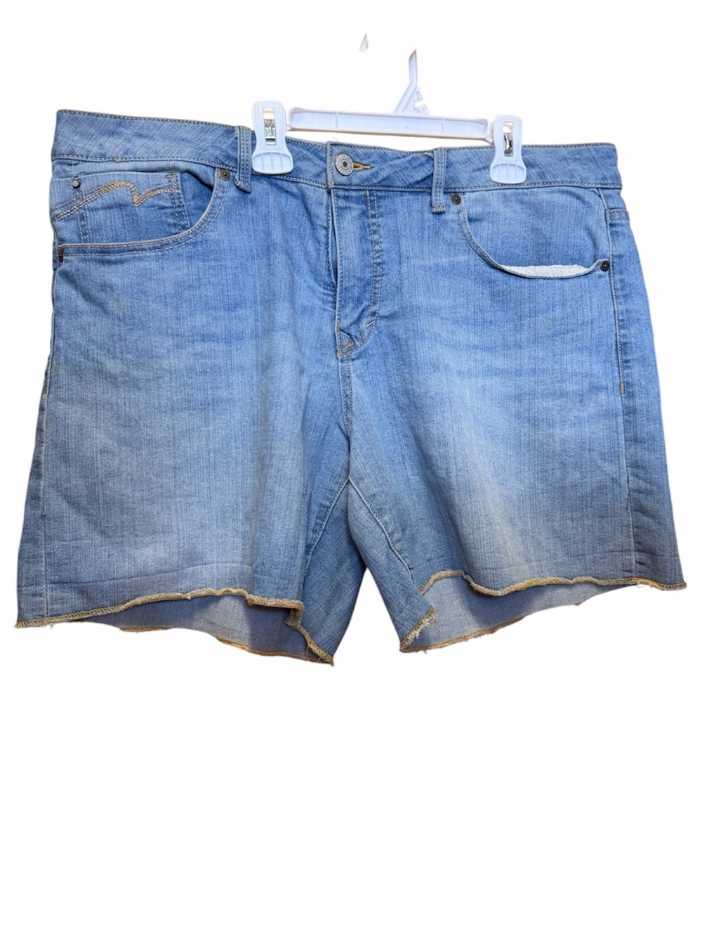 Faded Glory Light Blue Denim Cutoff Shorts